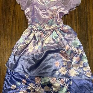 Encanto Disney Lavender and Blue Floral Dress